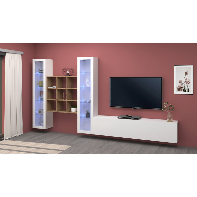 Maruska Entertainment Centre for TVs up to 70", White Glossy