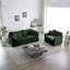 Ensemble de causeuse et de chaise à 2 places, ensemble de canapé et de fauteuil 2 pièces, causeuse et fauteuil d'appoint, ensemble de canapé de salon en chenille 2 pièces (1 + 2 places) en chenille