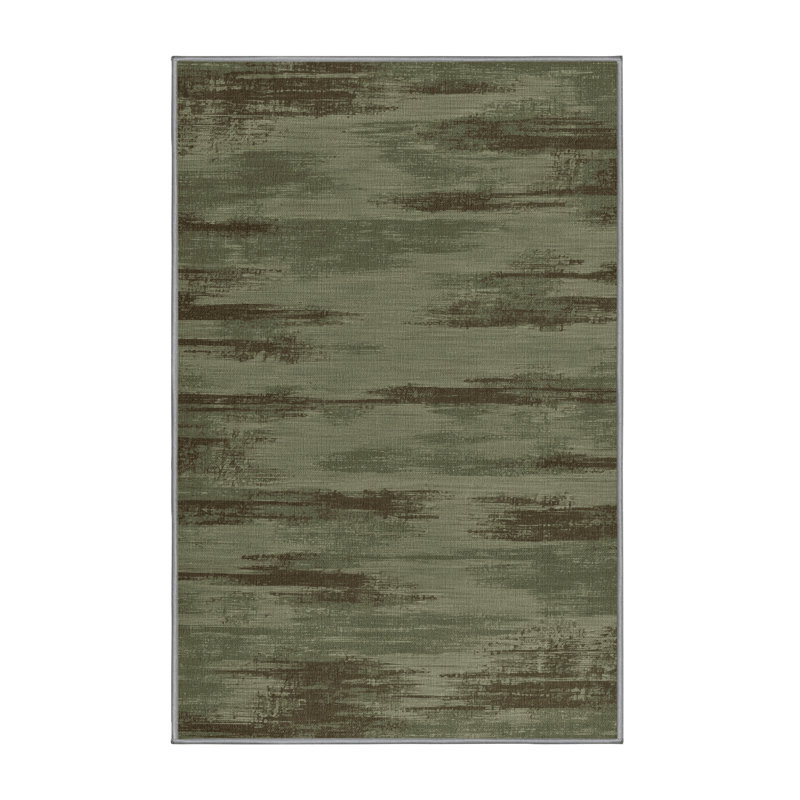 Tapis abstrait lavable à la machine, Rectangle 4pi x 6 pi