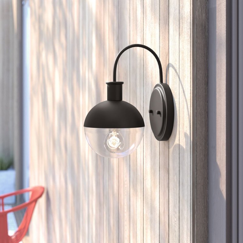 Luminaire de grange d'extérieur H 11,75 po Moosic, Bronze huilé