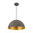 Kyrek 23.6" W 1-Light Iron Dome Pendant-2137744289-2139076442