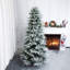 Arbre de Noël artificiel de qualité supérieure - Élégante pièce maîtresse des fêtes en 6 pi et 7 pi-696502923