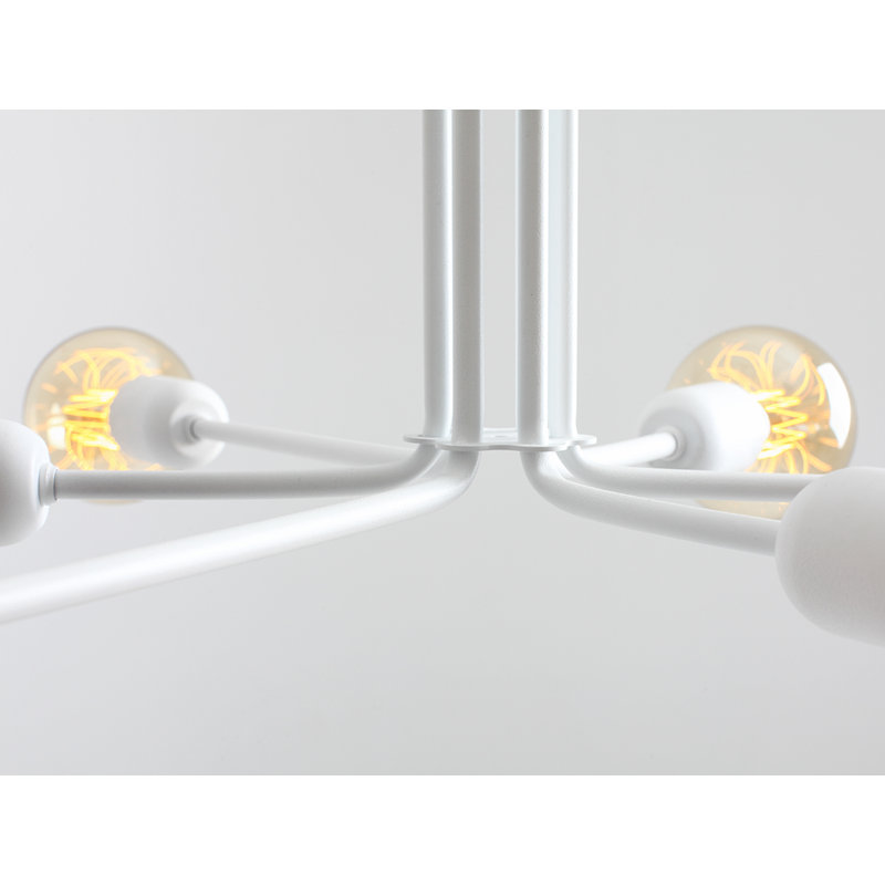 Ballywillin Semi Flush Mount, White