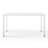 59"×35.4" Outdoor Metal Rectangular Dining Table-2034670905