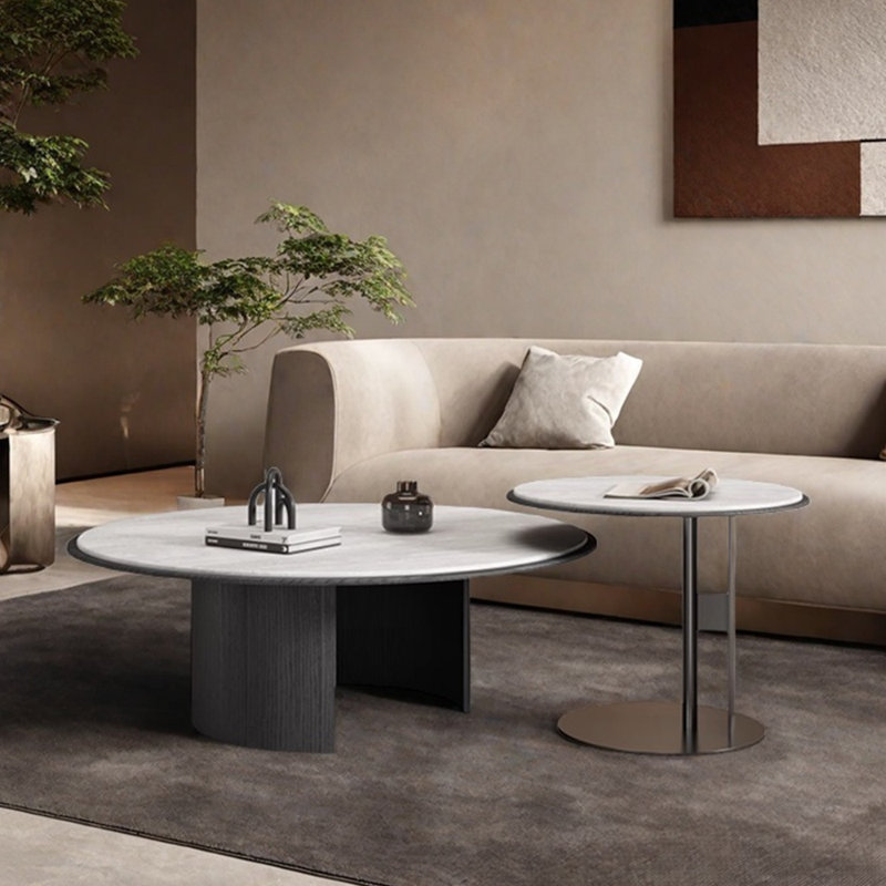 Table basse moderne et simple, H 14,96 po x L 31,49 po x l 31,49 po