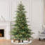 90" H Green PVC & PE Blend Fir Christmas Tree with 600 LED Color Changing/Combination Lights