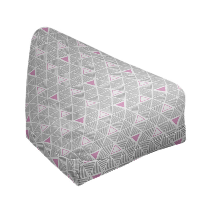 Housse de sac de pois triangles à la main classic, Pas de bourre, H 38 po x l 42 po x P 29 po, Turquoise