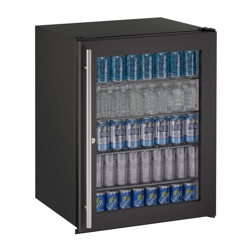 U-Line 24'' W Mini Fridge, Black