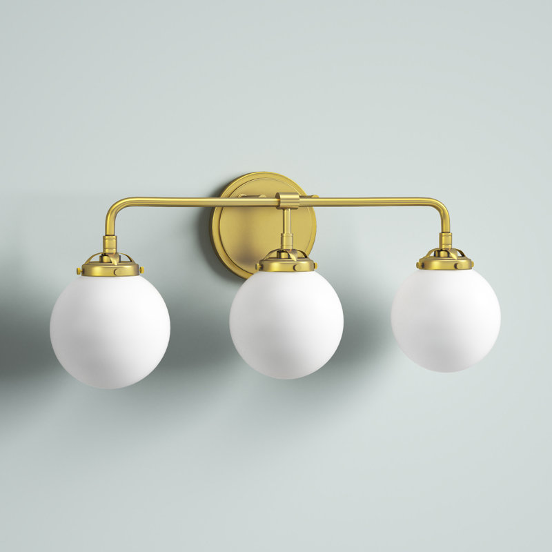 Courville 3 - Light Dimmable Vanity Light, Satin Brass