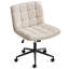 Chaises de bureau modernes avec roulettes, chaise de bureau pivotante sans accoudoirs pour siège large-1316408461