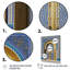 Art mural sur toile Morroco Palace Golden Doors II - campagne-1293420197-1293420206