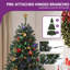 6ft Green Lighted Artificial Pine Christmas Tree with Stand