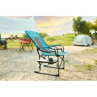Chaise de réalisateur de camping, chaise pliante portative surdimensionnée robuste avec table d'appoint, pochette pour plage, voyage, pique-nique