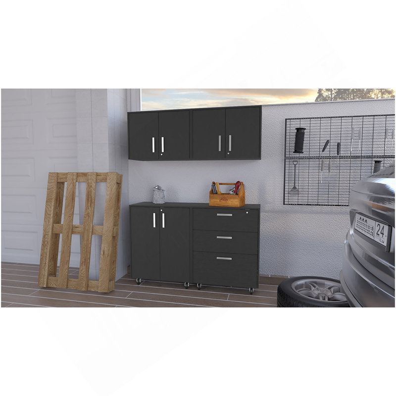 Wenge 4 Piece Garage Set