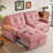 Modern Convertible Sofas, Velvet Fabric, Multifunctional For Home
