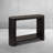 Geib Modern Black Rounded-Edge Console Table