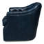 Fauteuil club pivotant en cuir fleur 30 po-97839345