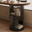 Bureaux en bois massif demi-cercle brun noisette-107971829