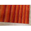 Tapis décoratif en laine rouge de conception unique 5 pi 5 po x 7 pi 8 po noué à la main New Age