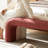46.5"W Ombre Upholstered Boucle Waterfall Bench-163596483