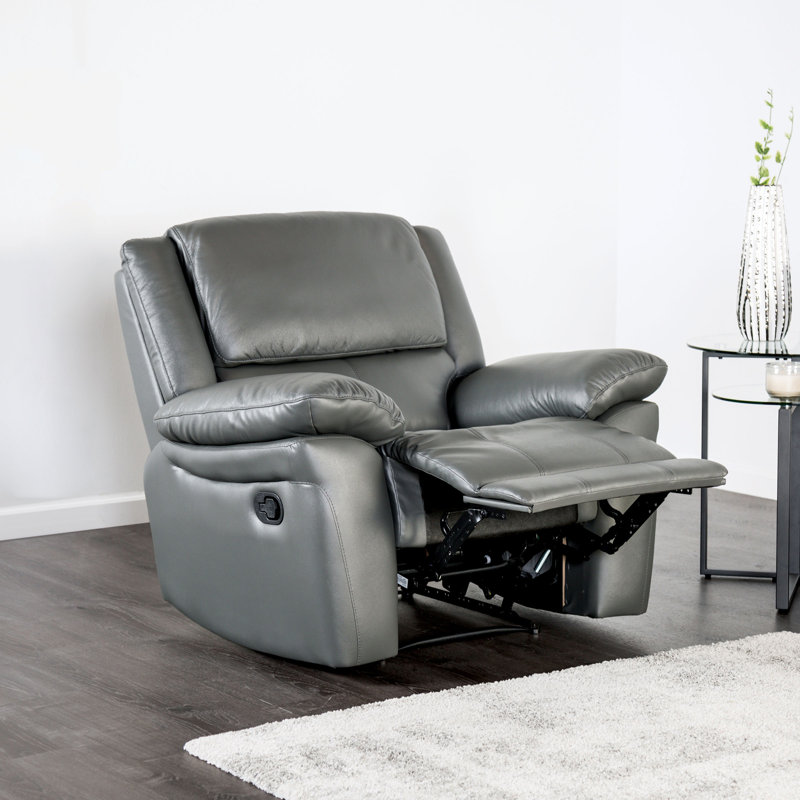 Allendale Chair, Kaia Gray Leather Match