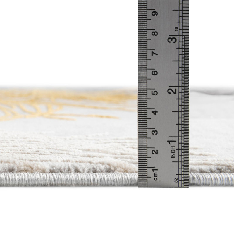 Hollen Floral Indoor Rug, Octagon 5'3" x 5'3"