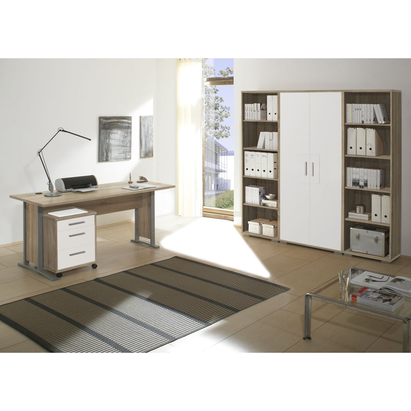 Filing Cabinet, Sonoma Oak/White