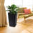 30 in Tall  Set of 2. Outdoor＆Indoor Black  Pots. High Front Porch  Pots With Drainage Holes＆Water Level  Movable Wheels ＆Inner . Automatic Watering-900989669
