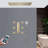Trapani LED Thermostatic Phone controlled Recessed Ceiling Brushed Gold Mount Rainfall Waterfall Water Column Mist Shower System with Round 6 Jetted Body Sprays and Hand Shower