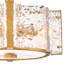 Fredrick Ramond Florian Plafonnier semi-encastré avec verre transparent-108510874