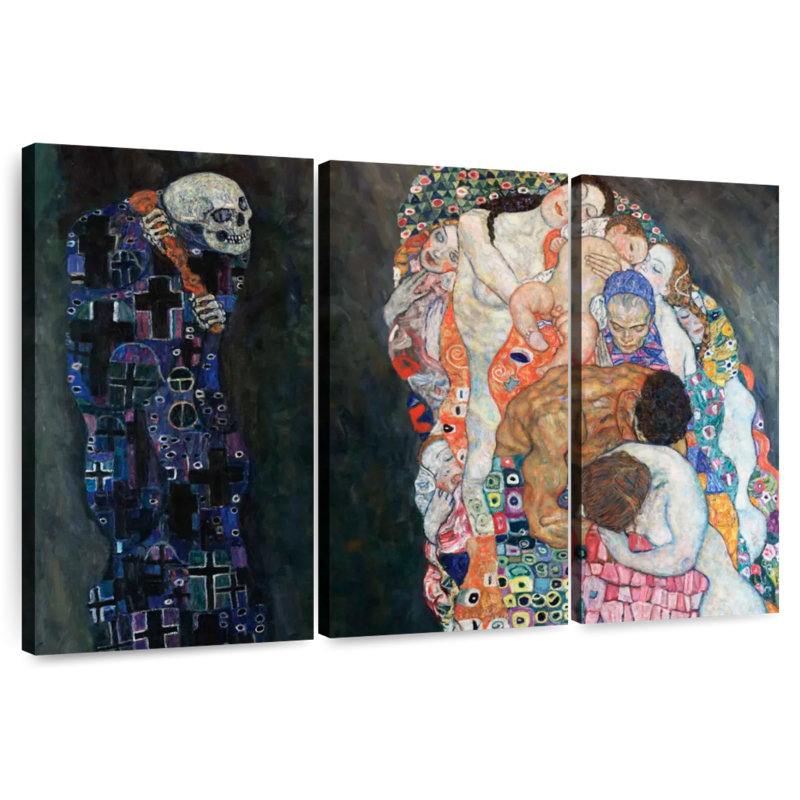 Leisha Life And Death, 48" H x 74" W