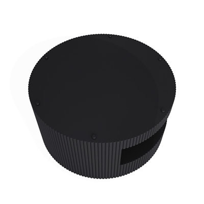 Round Coffee Table, Modern Center Table With Storage, Tea Table