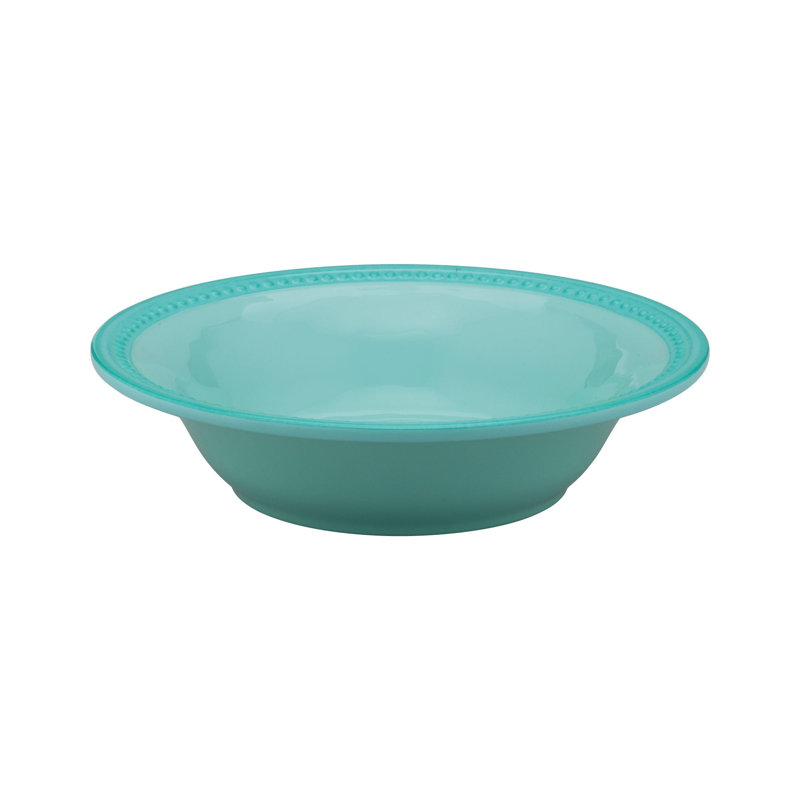 6-Piece Beaded 8 1/4" Melamine Bowl, Blue