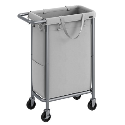 Rolling Laundry Hamper with Handles