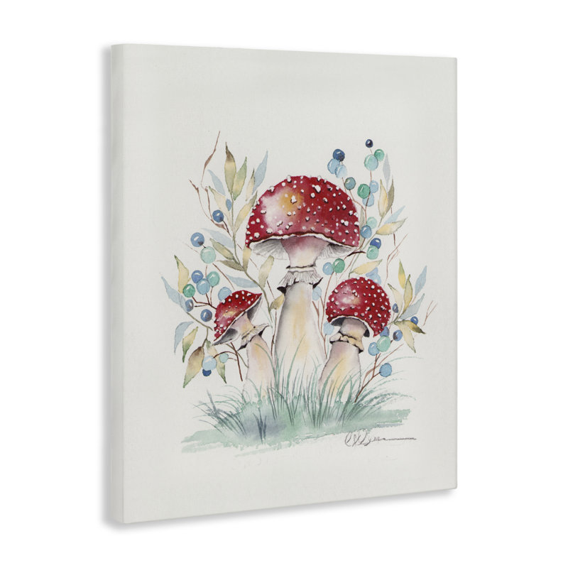 Toile de champignon Toadstool, conception de Cady, H 20 po x l 16 po