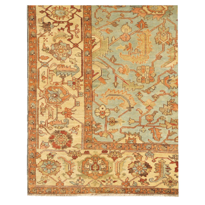 Antique Weave Serapi Wool Oriental Area Rug, Rectangle 6' x 9'