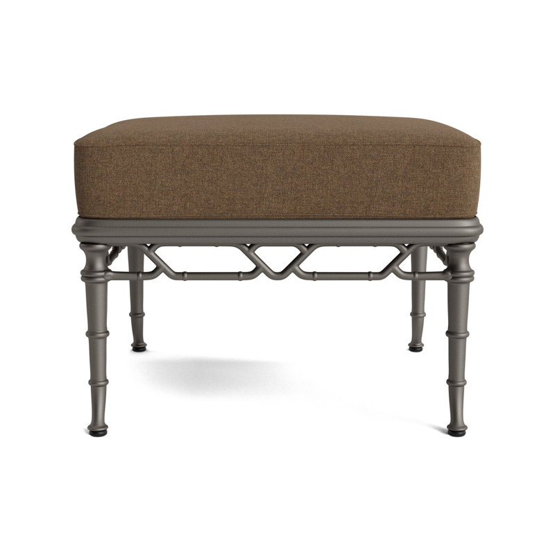 Calcutta Outdoor Ottoman, Mica, Fushion Moccasian