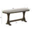 Banc à hauteur de comptoir 1pc