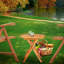 Table d’appoint en bois massif Hasler