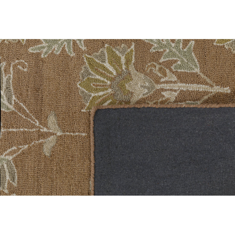 Delilah Hand Tufted Wool Indoor Rug, Adobe, 7'9x9'9