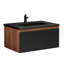Meuble-lavabo simple 28 po avec plateau en résine-1197513160