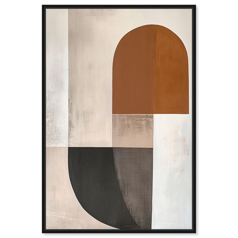 Toile «Weimar Echoes I» par Art Remedy, Noir, H 16 po x l 11 po, Cadre flottant