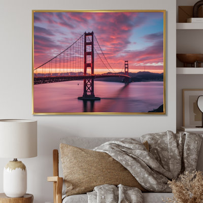 San Francisco Golden Gate Bridge, reproduction d'art sur toile