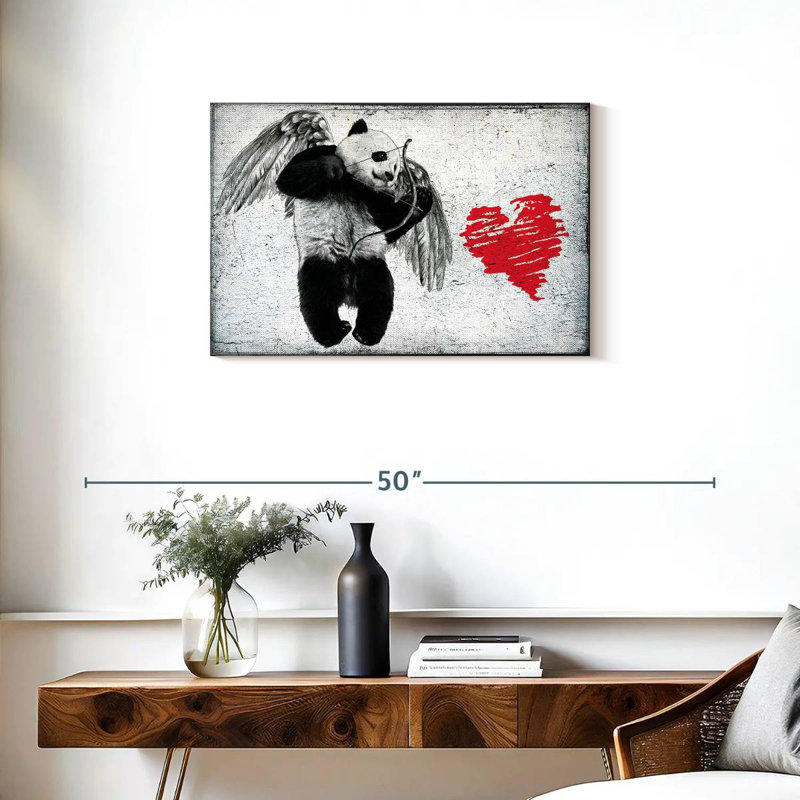 Hardie Cupidon Panda, H 20 po x l 30 po