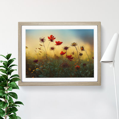 Enticing Wildflowers Floral - Single Picture Frame Print