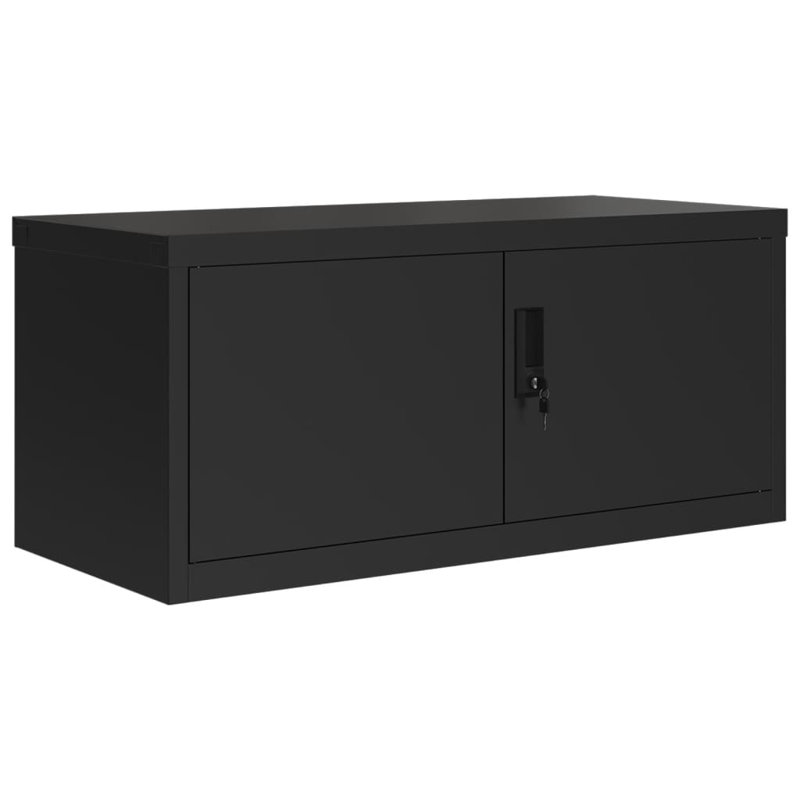 Zenobius Storage Cabinet, Black