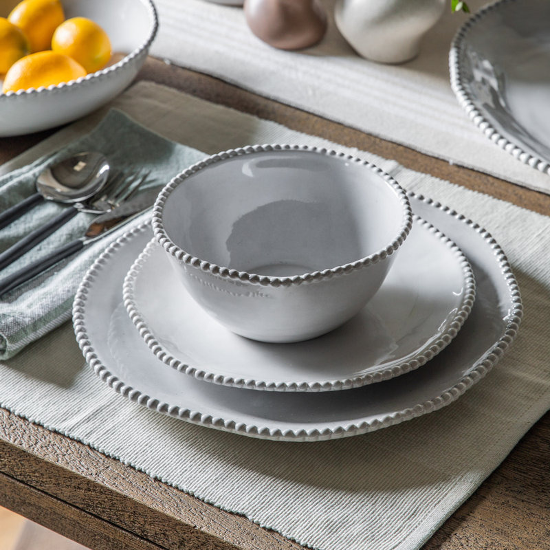 4 Piece Salad or Dessert Plate