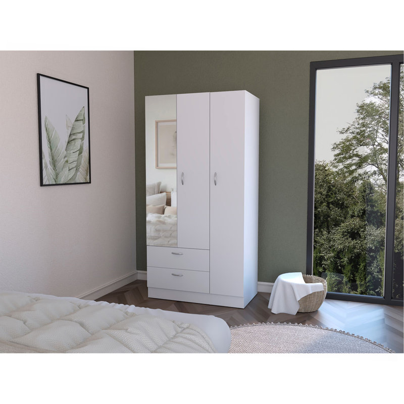Armoire, chambre à coucher, blanc
