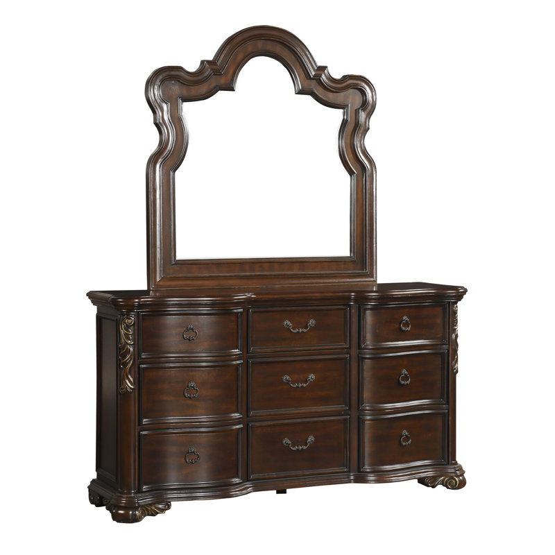 Montoya Engineered Wood Arch Mirror