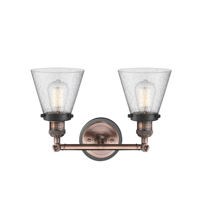 Éclairage de salle de bain à intensité variable 2 lumières